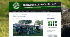 Desktop Screenshot of fc-kirrlach.de